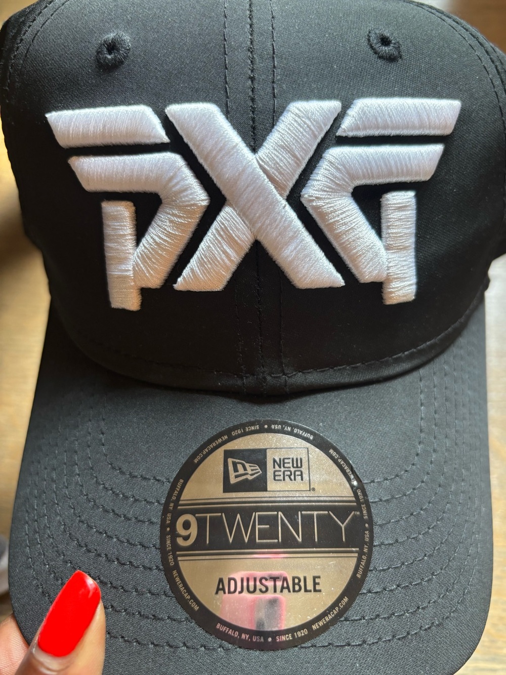 PXG Black Kids Cap with White Embroidered Logo